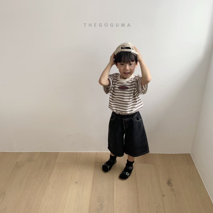 Thegoguma - Korean Children Fashion - #kidzfashiontrend - Continue Stripe Tee - 12