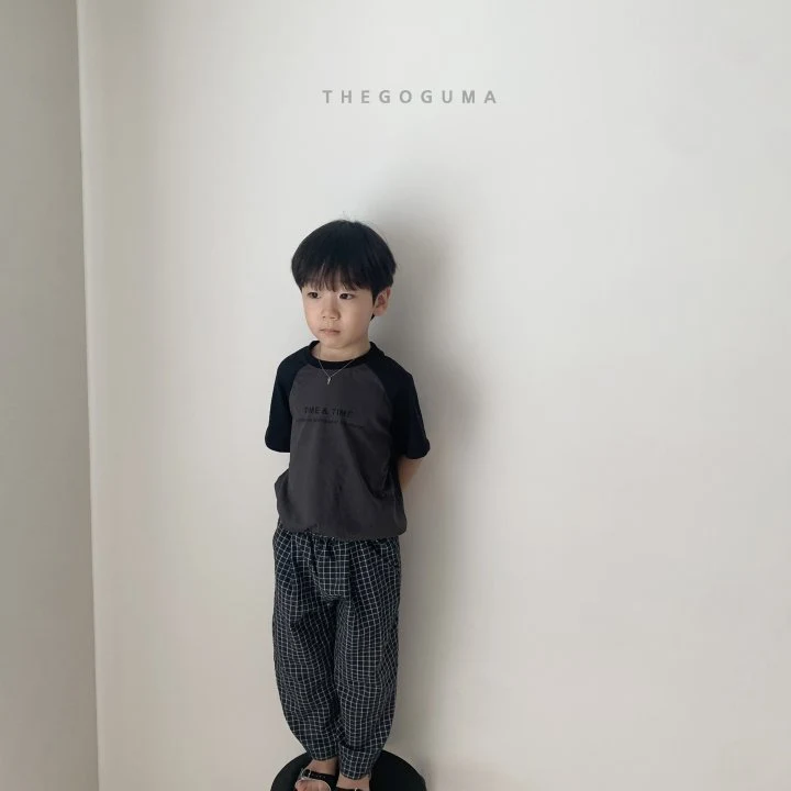 Thegoguma - Korean Children Fashion - #kidzfashiontrend - Age Check Pants - 7