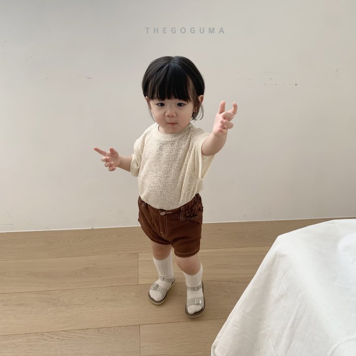 Thegoguma - Korean Children Fashion - #kidzfashiontrend - Knit Label Tee - 9