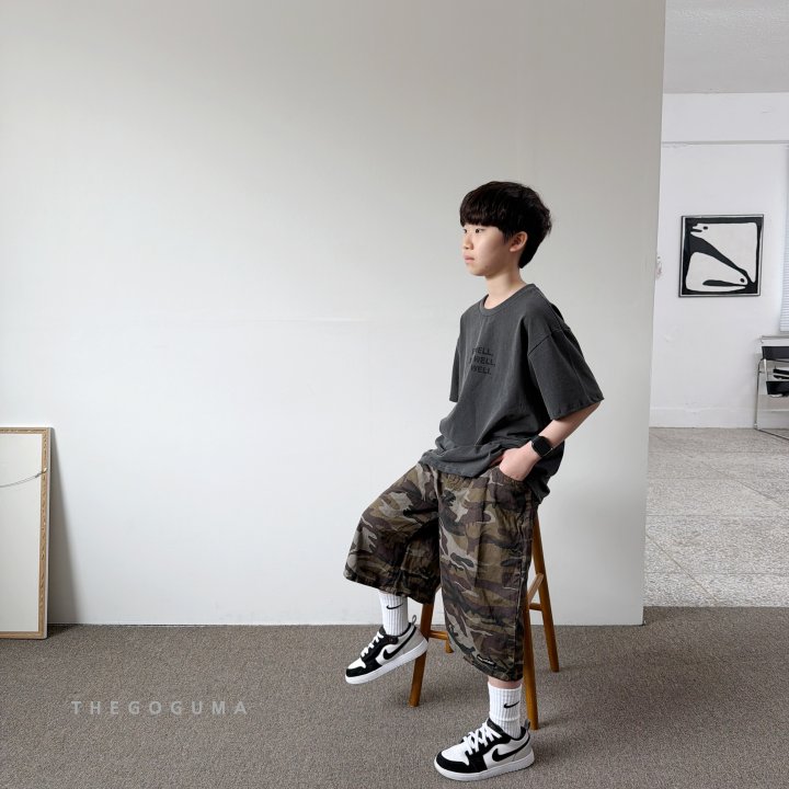 Thegoguma - Korean Children Fashion - #littlefashionista - Camouflage Bermuda Pants - 11