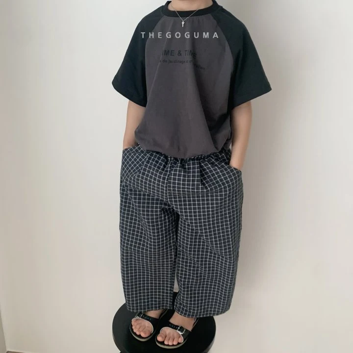 Thegoguma - Korean Children Fashion - #littlefashionista - Age Check Pants - 9