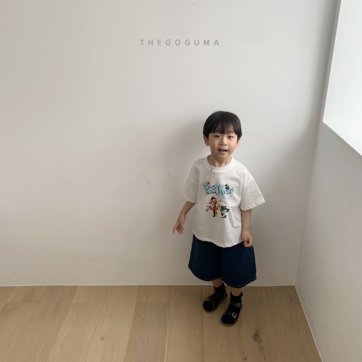 Thegoguma - Korean Children Fashion - #littlefashionista - New Bermuda Denim Pants - 10