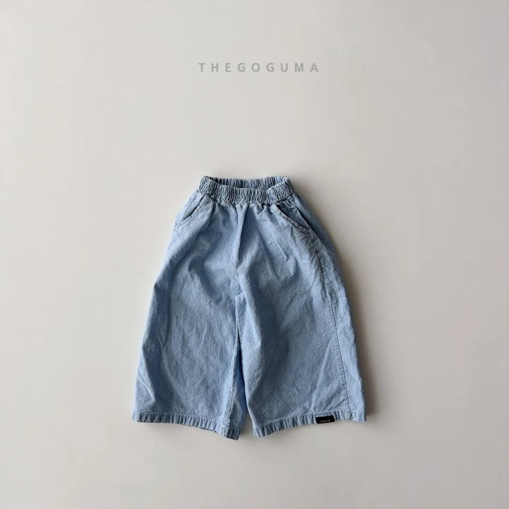 Thegoguma - Korean Children Fashion - #magicofchildhood - Chubby Wide Denim Pants