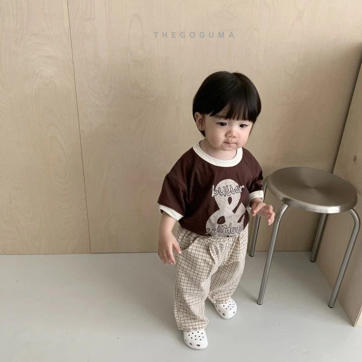 Thegoguma - Korean Children Fashion - #magicofchildhood - Age Check Pants - 10