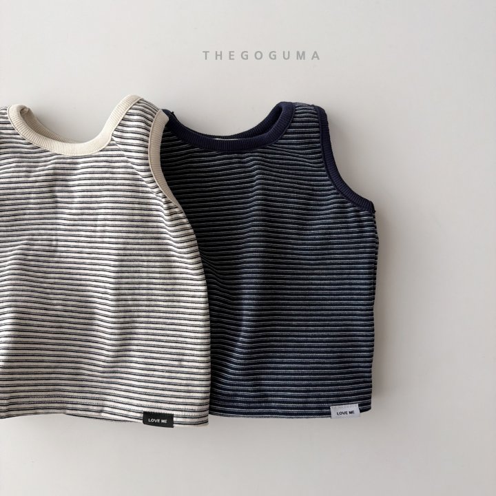 Thegoguma - Korean Children Fashion - #magicofchildhood - Petit Stripe Sleeveless