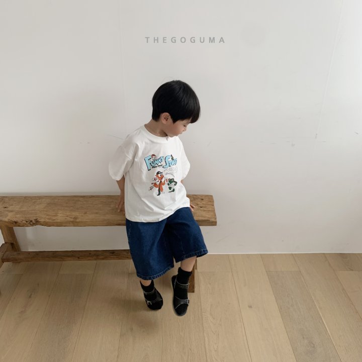 Thegoguma - Korean Children Fashion - #magicofchildhood - New Bermuda Denim Pants - 11