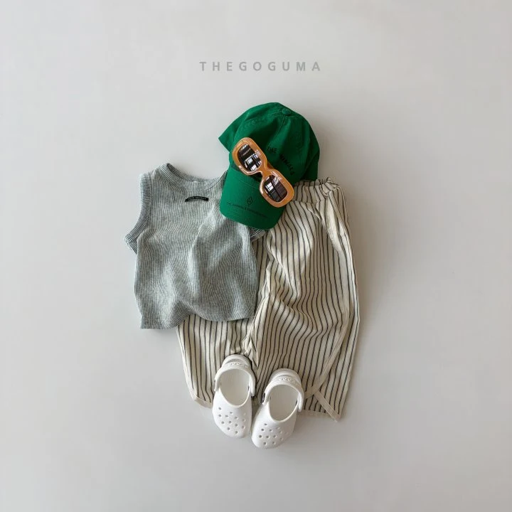Thegoguma - Korean Children Fashion - #minifashionista - Pattern Binding Pants - 3