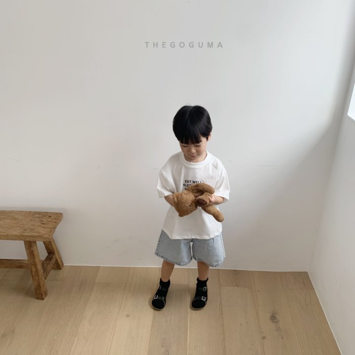 Thegoguma - Korean Children Fashion - #minifashionista - Snow Denim Pants - 3