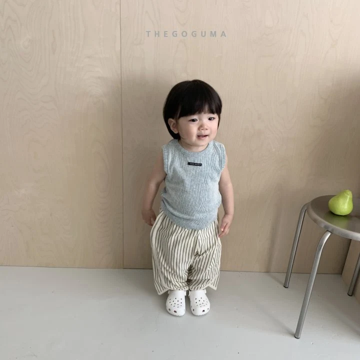 Thegoguma - Korean Children Fashion - #minifashionista - Pattern Binding Pants - 4