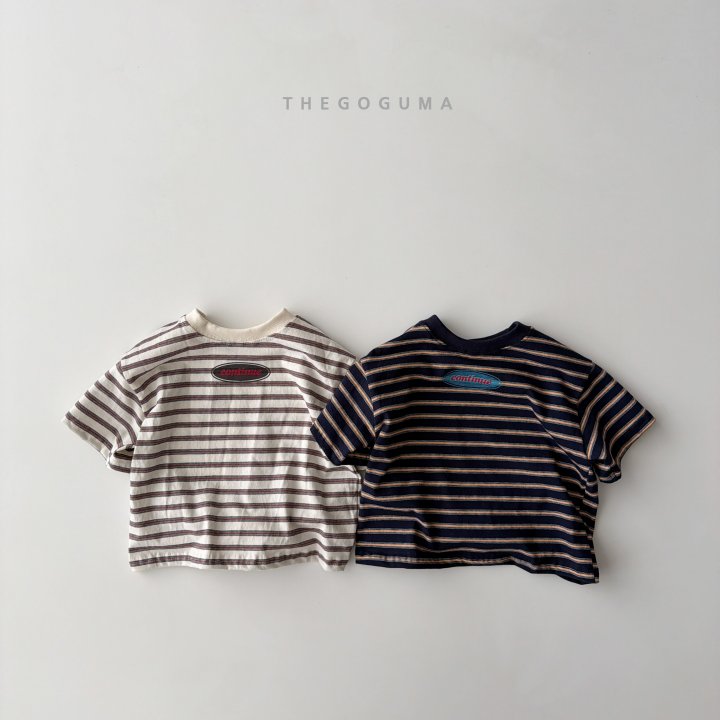 Thegoguma - Korean Children Fashion - #prettylittlegirls - Continue Stripe Tee
