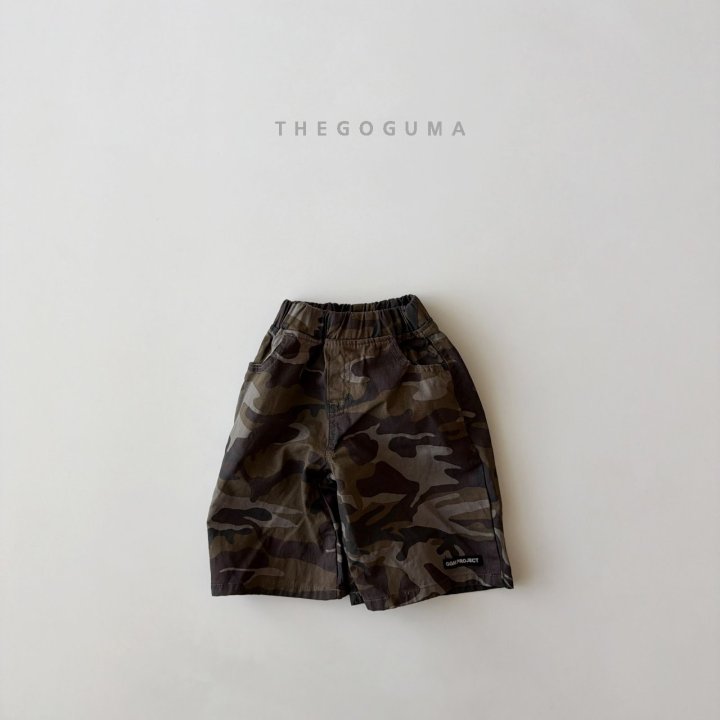 Thegoguma - Korean Children Fashion - #stylishchildhood - Camouflage Bermuda Pants