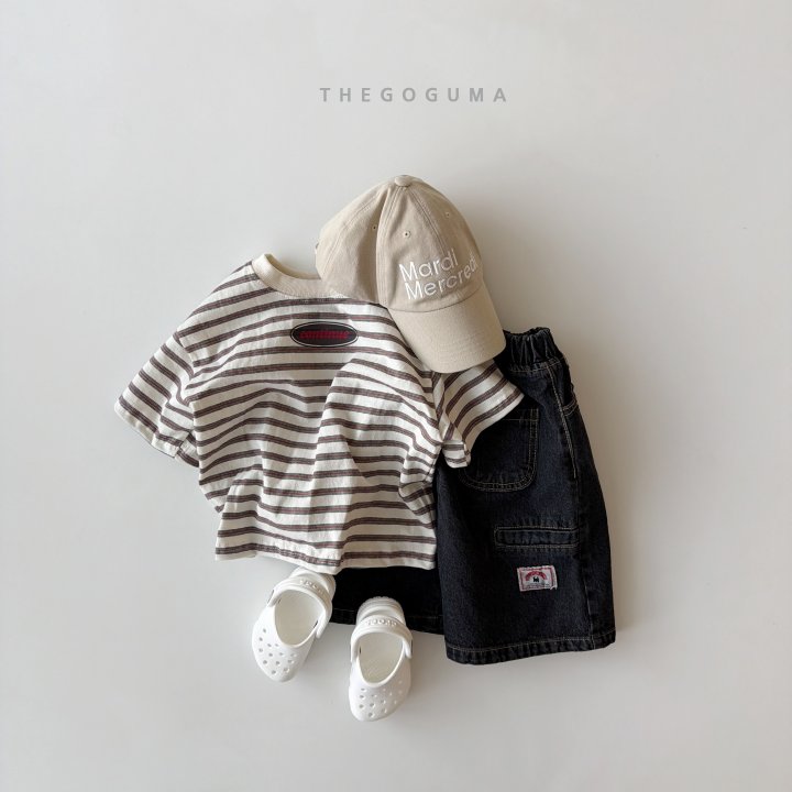 Thegoguma - Korean Children Fashion - #todddlerfashion - Continue Stripe Tee - 2