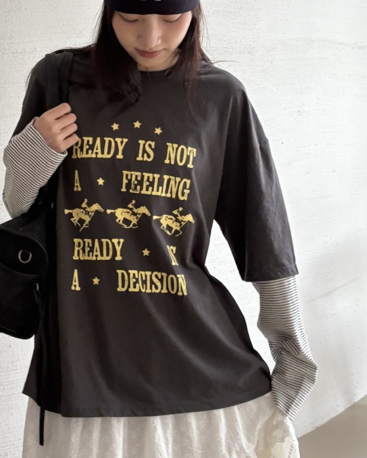 Theres - Korean Women Fashion - #momslook - Ready Tee