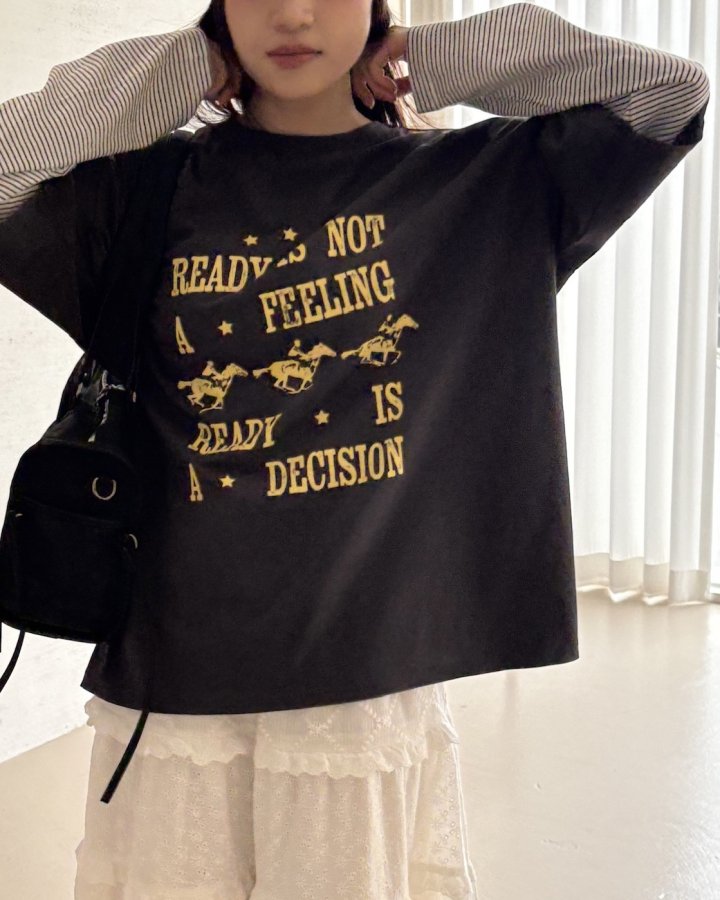 Theres - Korean Women Fashion - #momslook - Ready Tee - 3