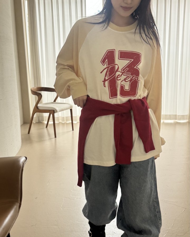 Theres - Korean Women Fashion - #momslook - No.13 Tee - 2