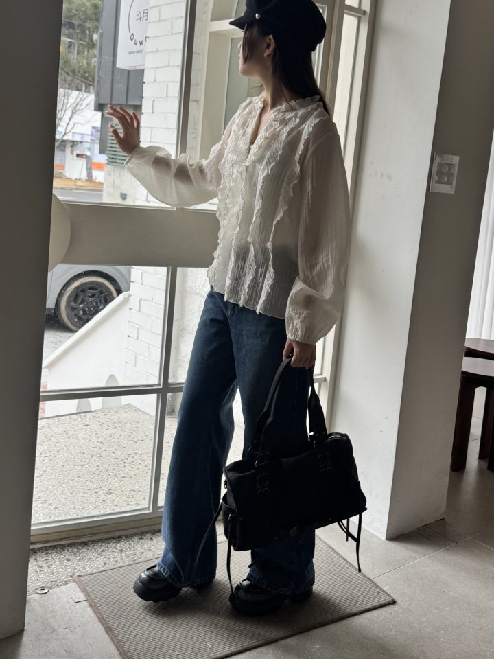 Theres - Korean Women Fashion - #momslook - Ive Blouse - 7