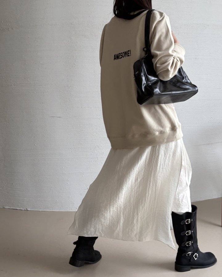 Theres - Korean Women Fashion - #momslook - Awesome Sweatshirt - 8