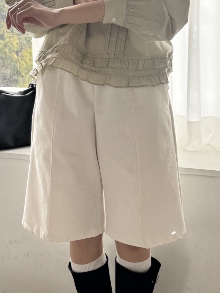 Theres - Korean Women Fashion - #pursuepretty - Bermuda Pants - 5