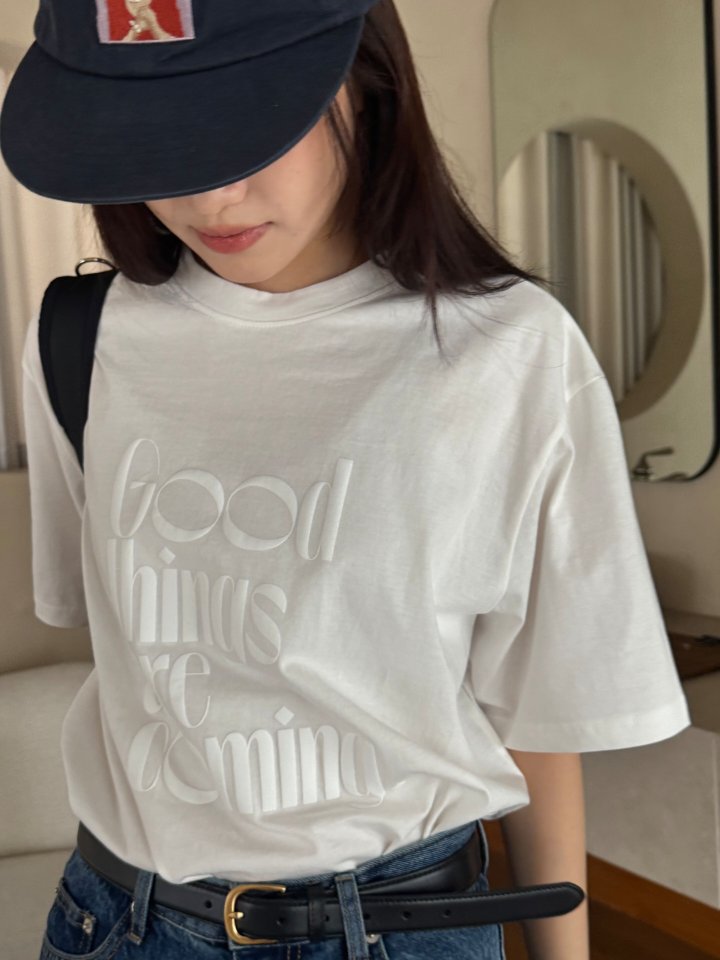 Theres - Korean Women Fashion - #restrostyle - Good Things Tee - 5