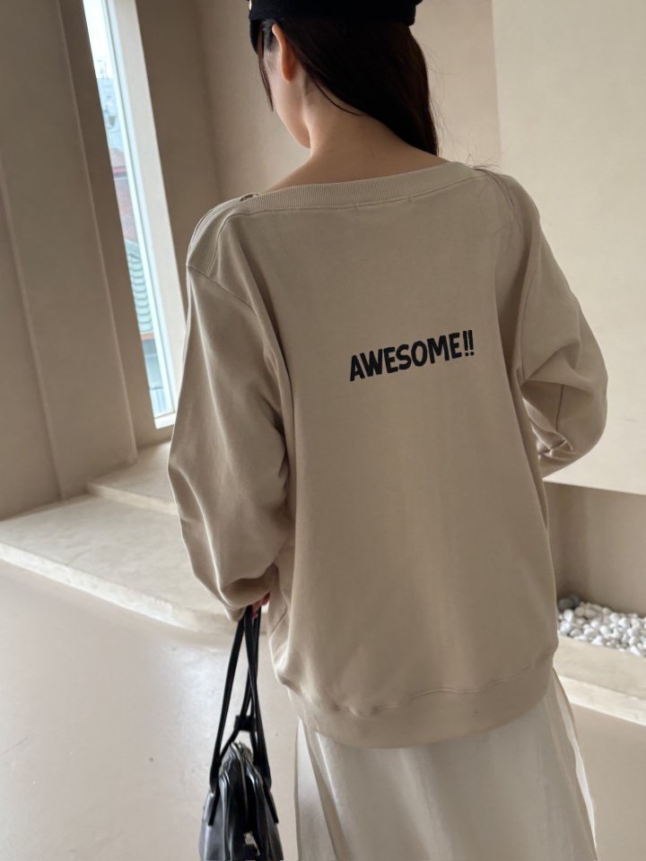Theres - Korean Women Fashion - #shopsmall - Awesome Sweatshirt