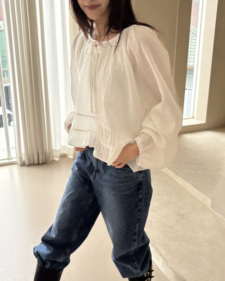 Theres - Korean Women Fashion - #shopsmall - Daisy Blouse - 4