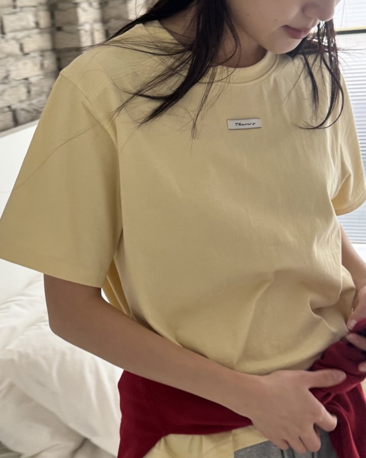 Theres - Korean Women Fashion - #womensfashion - Slit Tee - 6