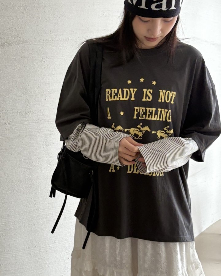 Theres - Korean Women Fashion - #womensfashion - Ready Tee - 10