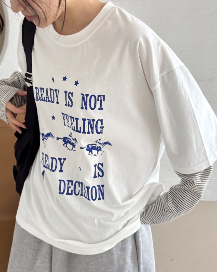 Theres - Korean Women Fashion - #momslook - Ready Tee - 4