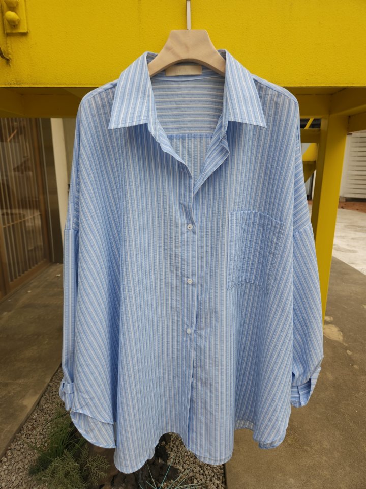 Theres - Korean Women Fashion - #womensfashion - 26 Stripe Shirt