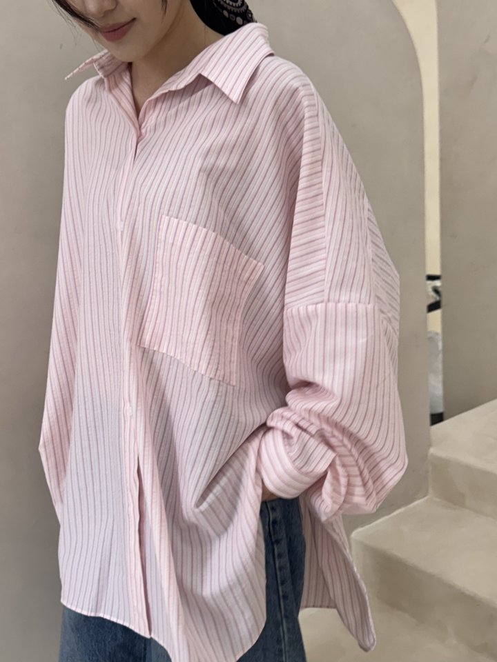 Theres - Korean Women Fashion - #womensfashion - 26 Stripe Shirt - 11