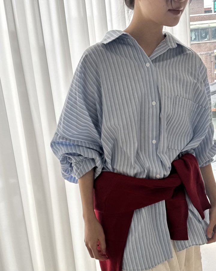 Theres - Korean Women Fashion - #womensfashion - 26 Stripe Shirt - 3