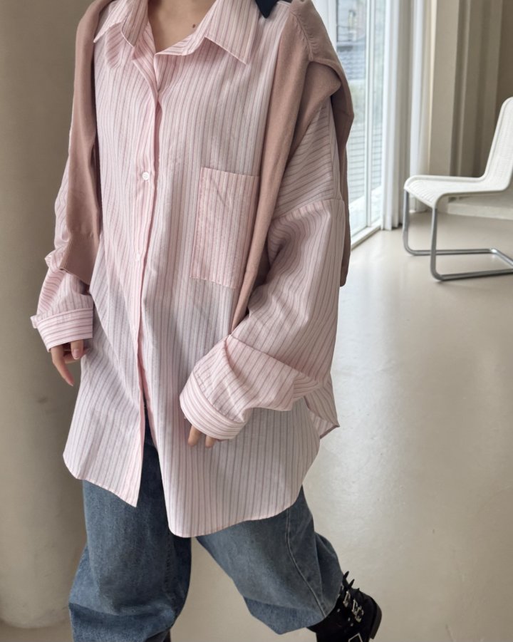 Theres - Korean Women Fashion - #womensfashion - 26 Stripe Shirt - 5
