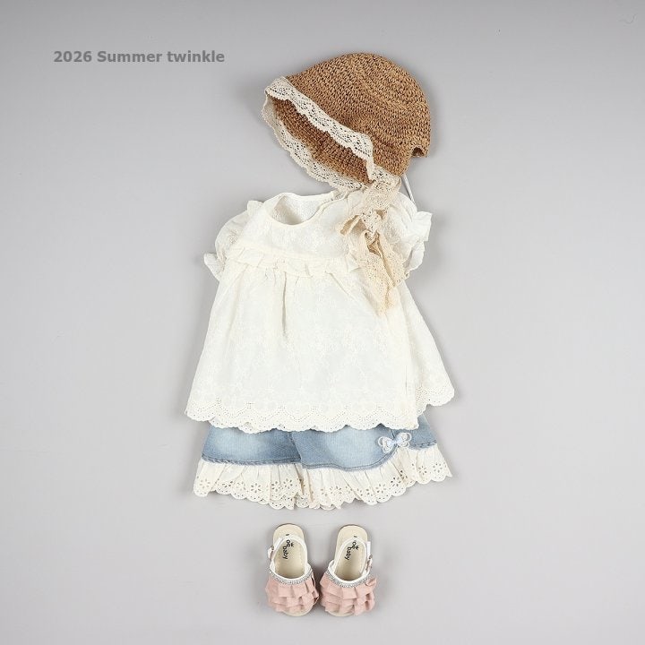 Twinkle - Korean Children Fashion - #Kfashion4kids - Denim Lace Shorts - 5