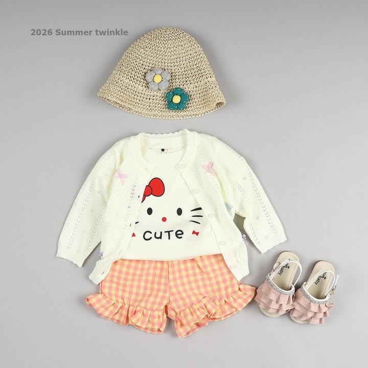 Twinkle - Korean Children Fashion - #kidzfashiontrend - Check Bubble Pants - 4