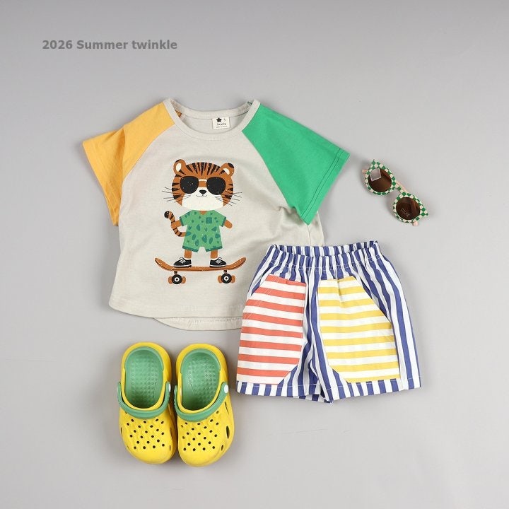 Twinkle - Korean Children Fashion - #childofig - Board Friends Tee - 8