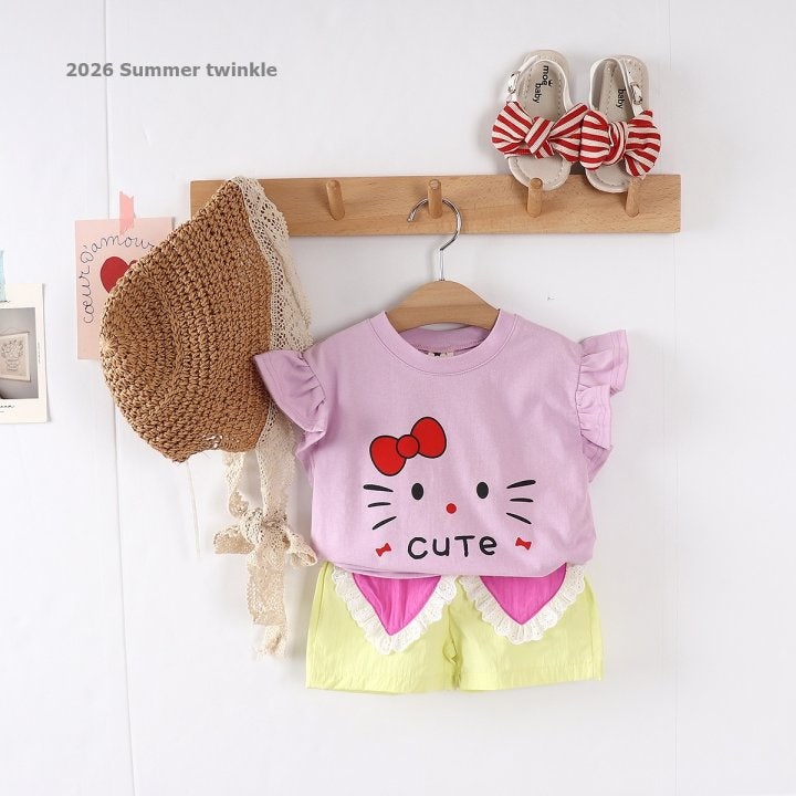 Twinkle - Korean Children Fashion - #childofig - Lace Heart Shorts