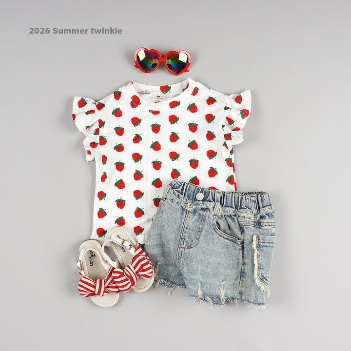 Twinkle - Korean Children Fashion - #childofig - Short Vintage Denim Shorts - 12