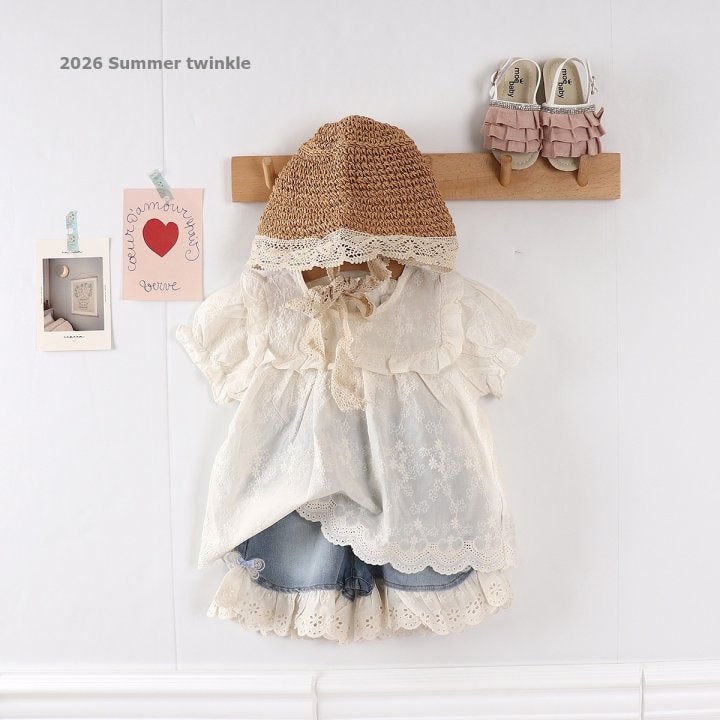 Twinkle - Korean Children Fashion - #childofig - Angel Lace Blouse - 5