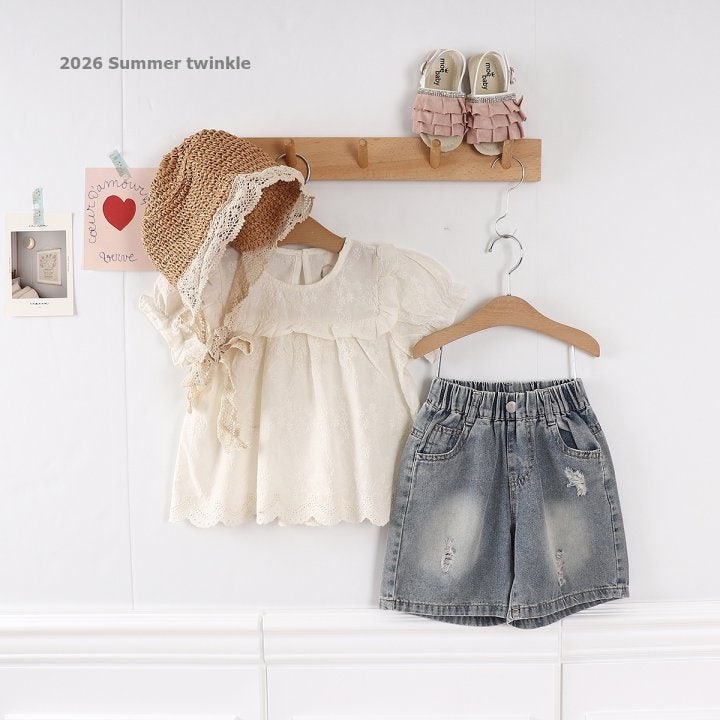 Twinkle - Korean Children Fashion - #childofig - Angel Lace Blouse - 6