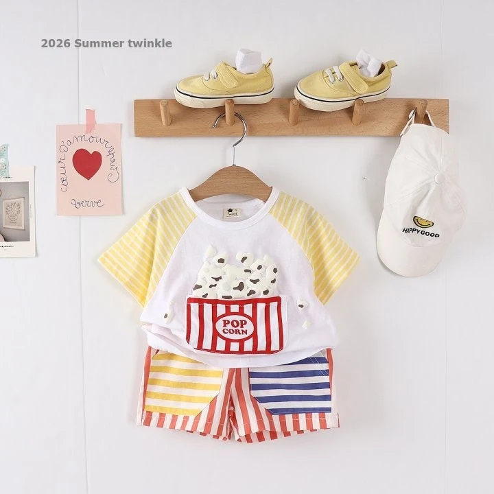 Twinkle - Korean Children Fashion - #childofig - Popcorn Tee - 3