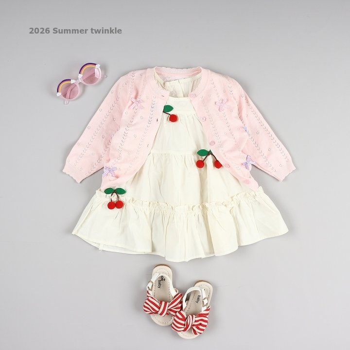 Twinkle - Korean Children Fashion - #childofig - Ribbon Knit Cardigan - 10