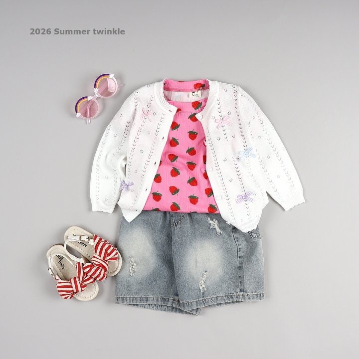 Twinkle - Korean Children Fashion - #childrensboutique - Ribbon Knit Cardigan - 11