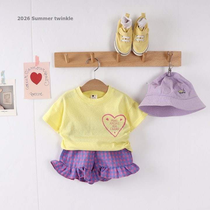 Twinkle - Korean Children Fashion - #designkidswear - Amore Heart Tee - 9