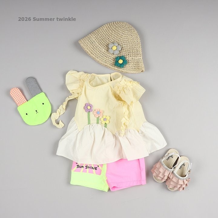 Twinkle - Korean Children Fashion - #discoveringself - Three Flower Long Tee - 9