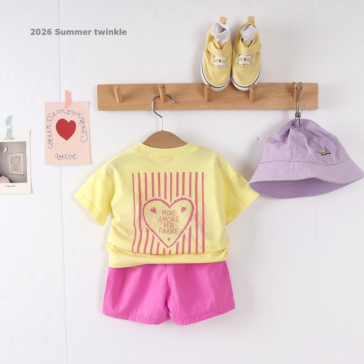 Twinkle - Korean Children Fashion - #discoveringself - Amore Heart Tee - 10