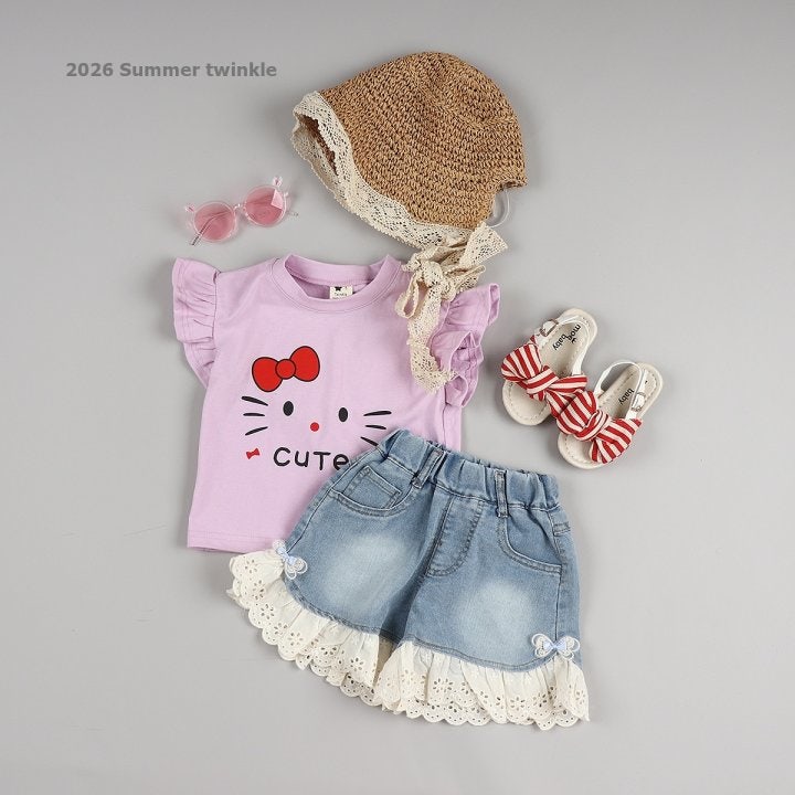 Twinkle - Korean Children Fashion - #discoveringself - Cutie Frill Tee - 8