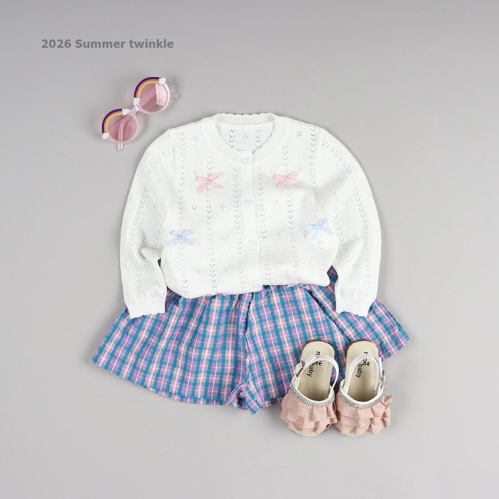 Twinkle - Korean Children Fashion - #fashionkids - Lovely Check Skort - 7