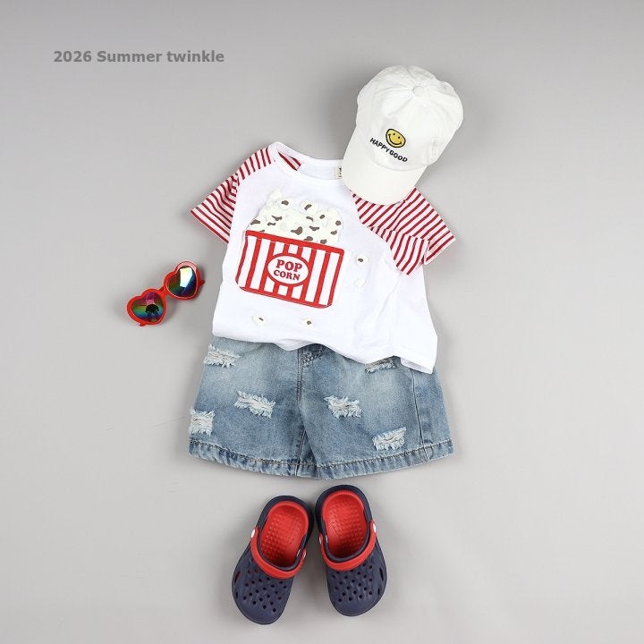 Twinkle - Korean Children Fashion - #fashionkids - Popcorn Tee - 8