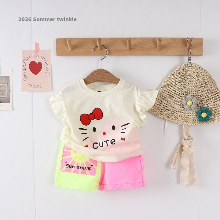 Twinkle - Korean Children Fashion - #kidsshorts - Sunshine Neon Shorts - 5