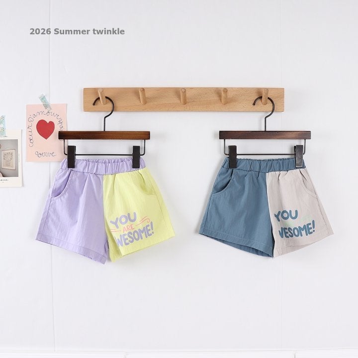 Twinkle - Korean Children Fashion - #kidsshorts - Awesome Color Block Shorts - 3
